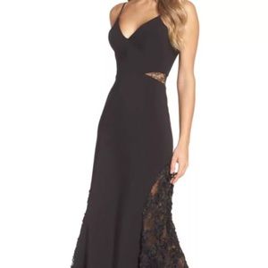 Maria Bianca Nero Shannon Lace Inset Dress Sz 6